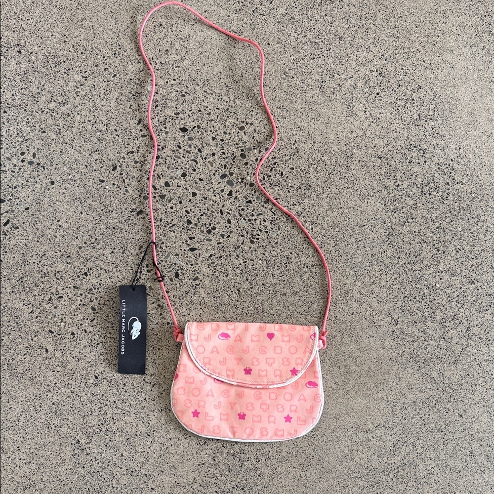 Super rare new with tags Vintage Little Marc Jacobs pink mouse purse